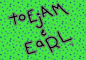 ToeJam & Earl Title Screen
